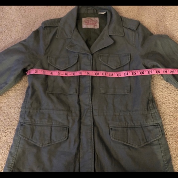 Army Green Utility Jacket - Picture 2 of 6